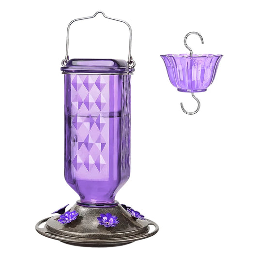 APWIKOGER Plastic Hummingbird Nectar Feeder With Bee Guard