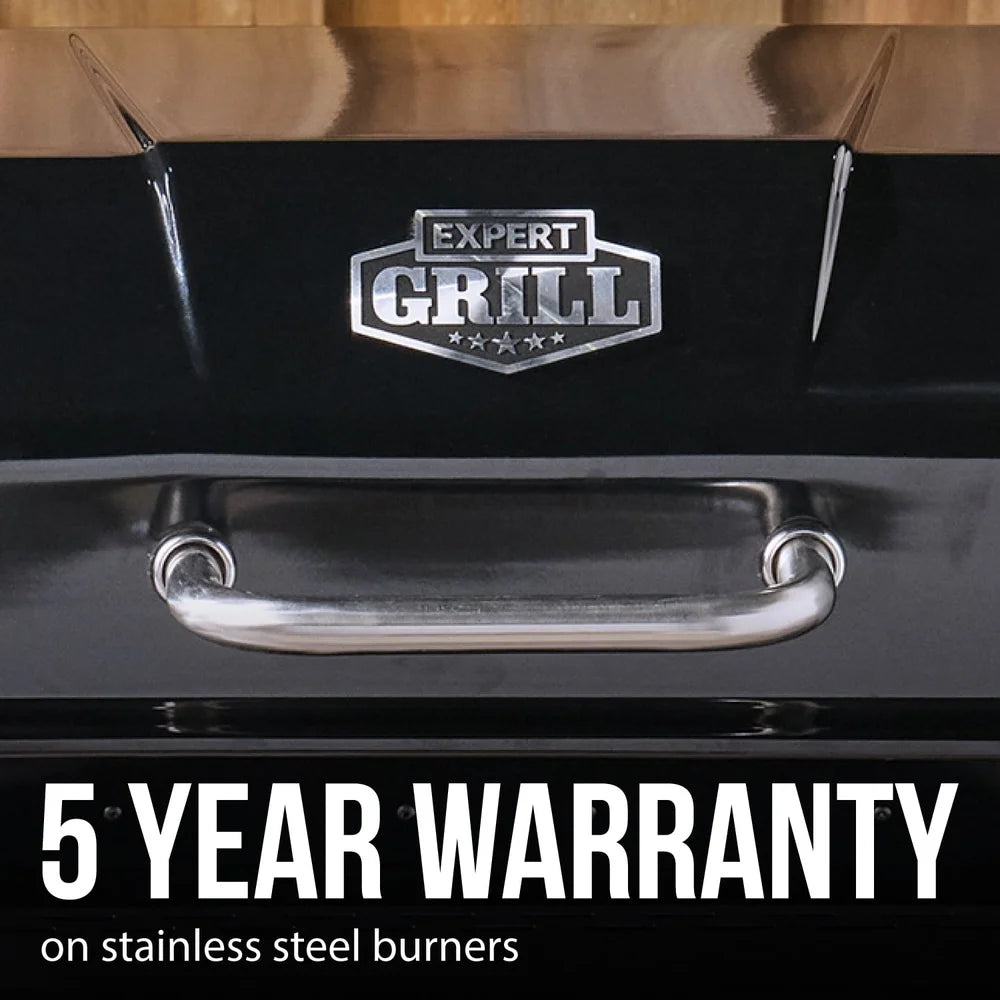 XMSJ 3 Burner Propane Gas Grill With Easy Ignition