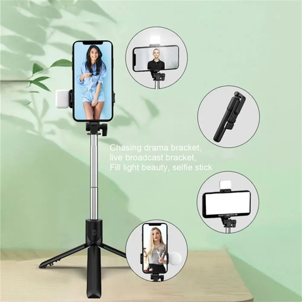 AILEHKUO Portable Bluetooth Selfie Stick Tripod With Remote