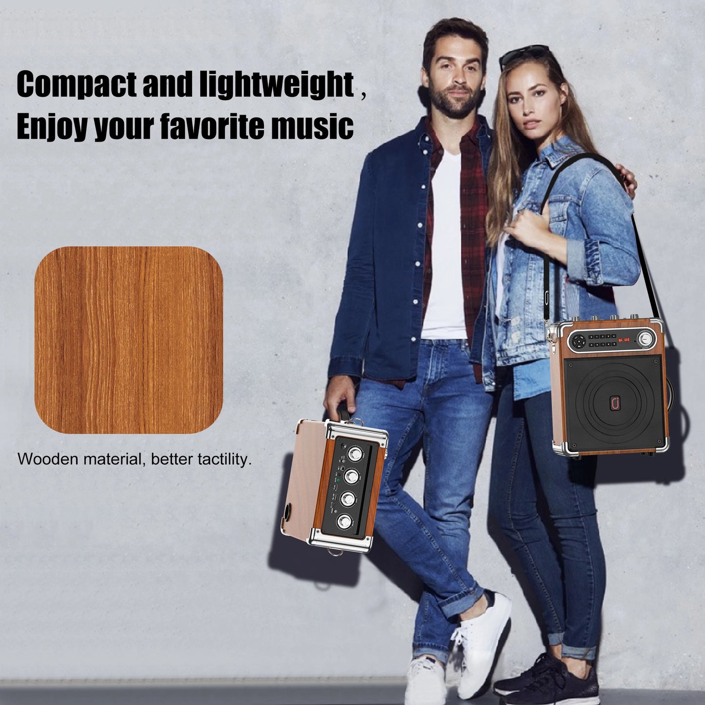 FanFun Karaoke System With Bluetooth Speaker And Mics