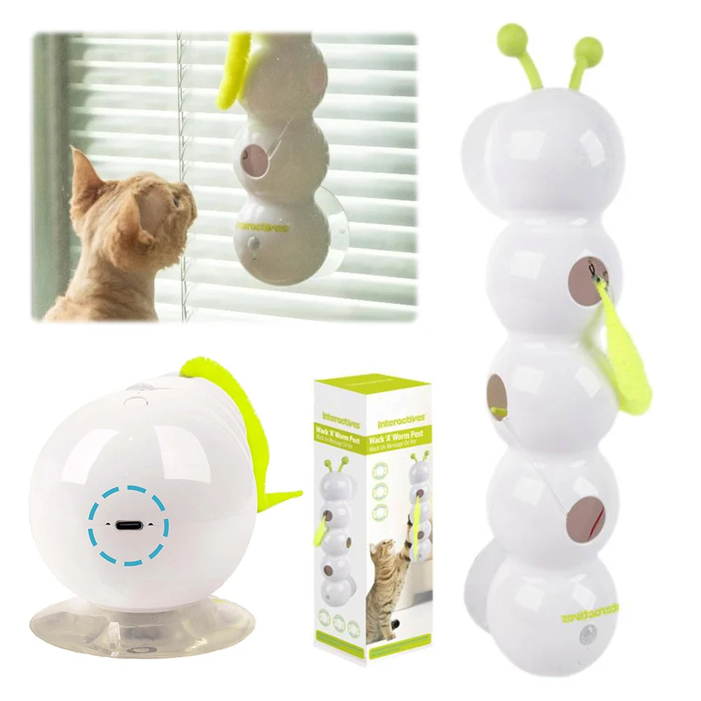 APWIKOGERCN Teasing Cat Toy Motion Activated Kitten