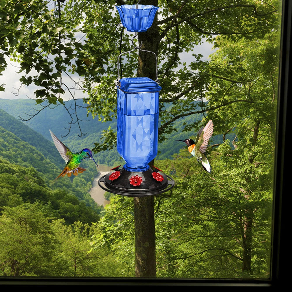 APWIKOGER Plastic Hummingbird Nectar Feeder With Bee Guard