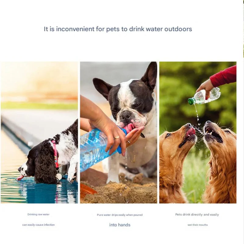 Leakproof Portable Dog Water Bottle And Food Container