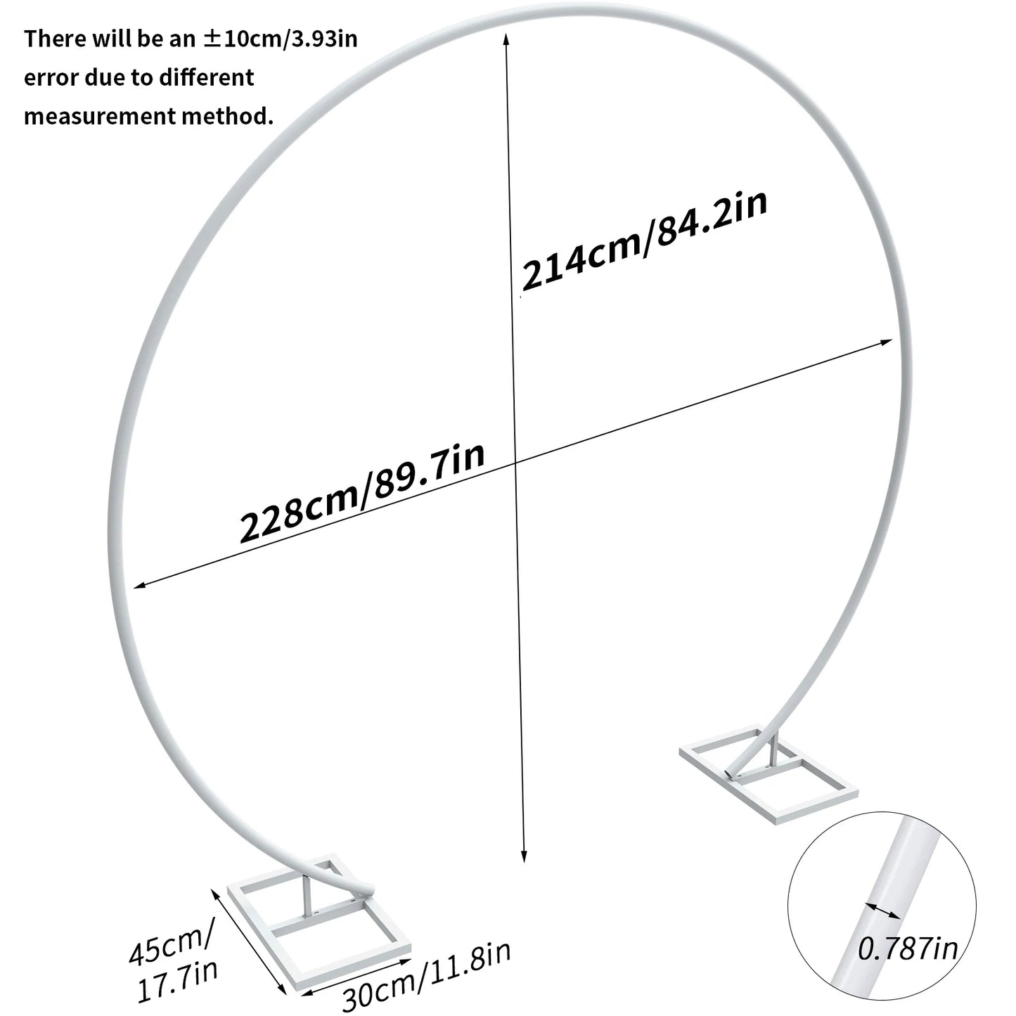GuangdongHign-concerned Metal Round Wedding Arch Backdrop