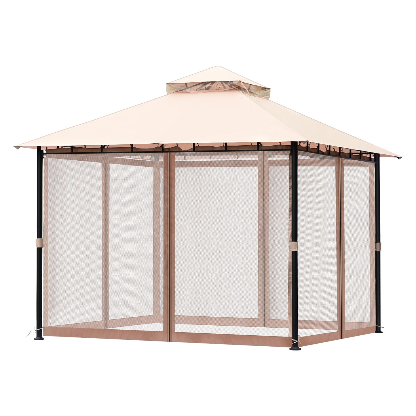 SucceBuy Portable Gazebo Outdoor Shelter Canopy Frame