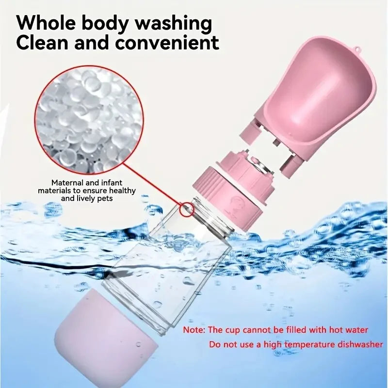 Leakproof Portable Dog Water Bottle And Food Container