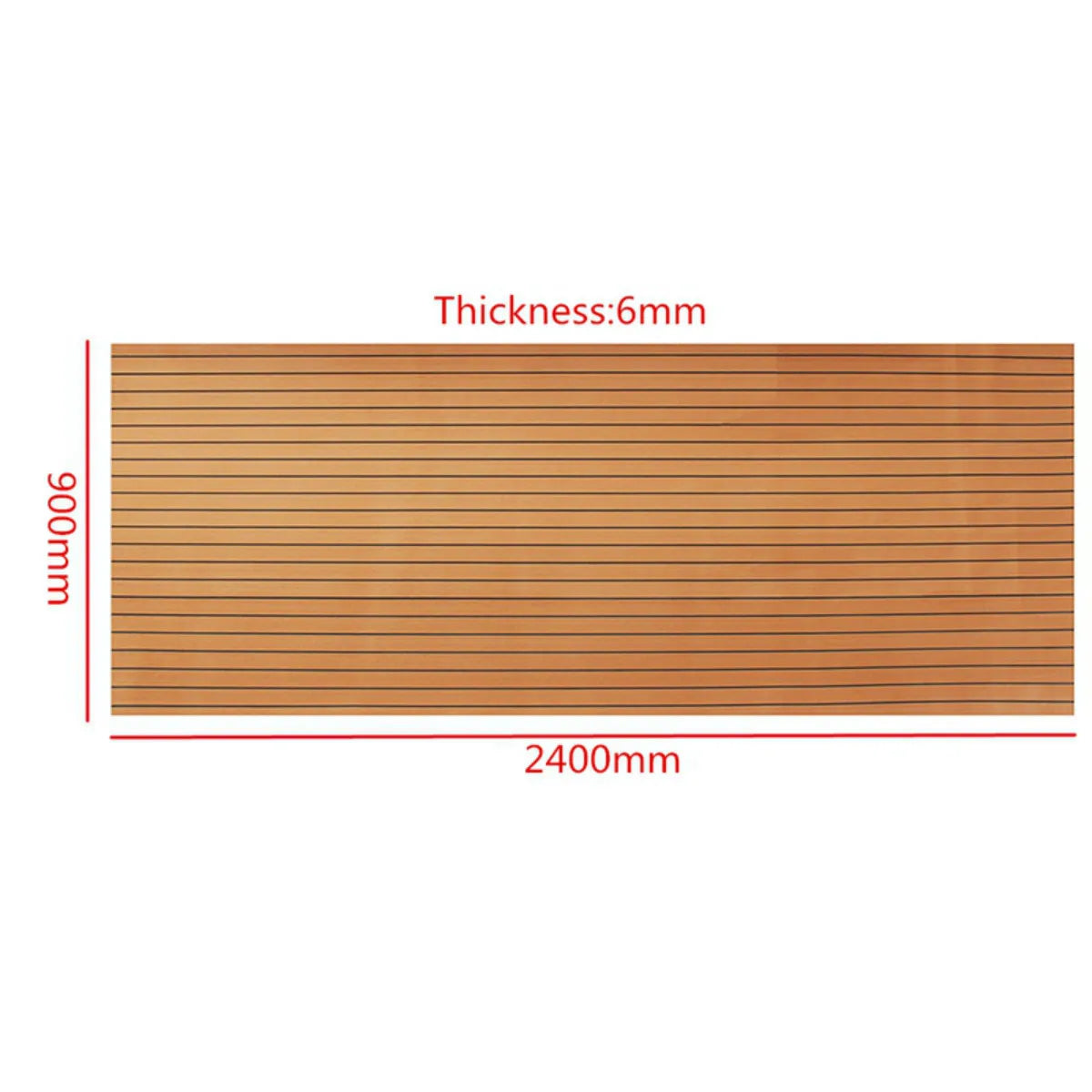 EVA Foam BoatDeckMatFauxTeak Selfadhesive AntiSlipTraction MarineFlooring YachtDecking AllWeatherDurable